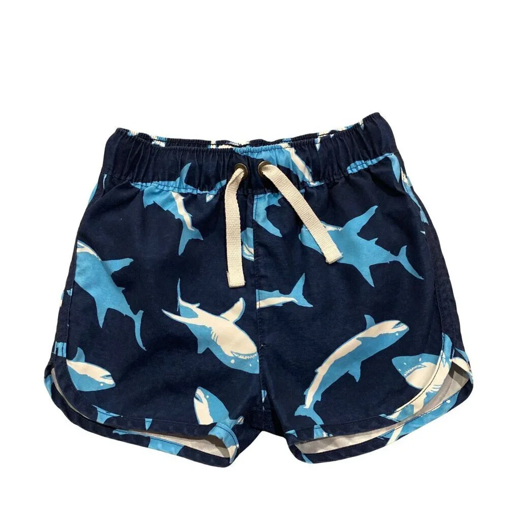 Hanna Andersson Baby Boy's Shark Swim Trunks